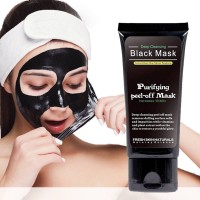 Private Label Deep Cleansing Blackhead Pore Removal Mascarillas Facial Black Charcoal Peel Off Face Mask